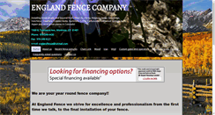 Desktop Screenshot of englandfence.com